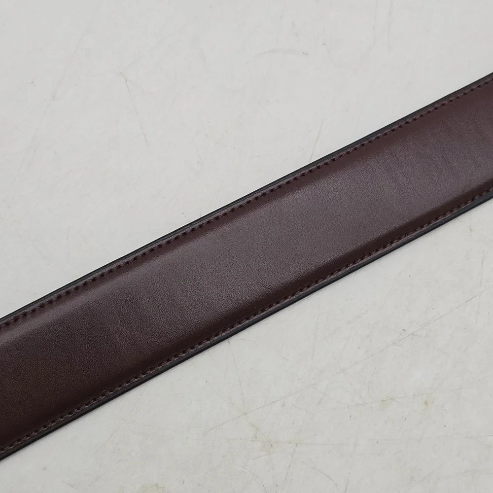 Croft & Barrow Belt Brown Black Reversible Faux Leather Stretch Men 32 w/ Buckle